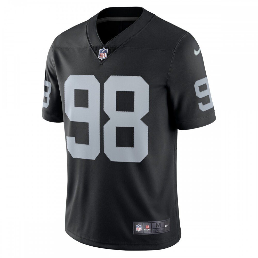 Maxx Crosby Las Vegas Raiders Nike Limited Jersey - Black-GridironStore